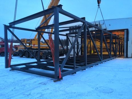 Trunk bridge frame, Sipoonlahti school