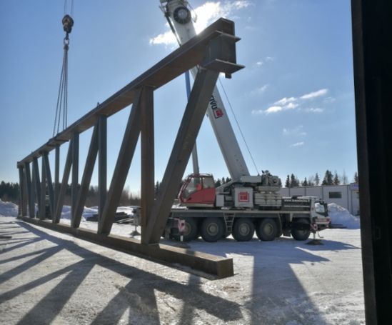 Kauppakeskus Tripla, ristikkorakenne